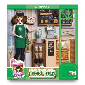 MIMI WORLD Seventeen MIMI BARISTA Working Part Time Doll Coordination Play