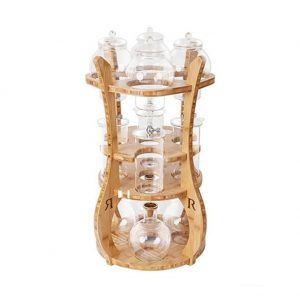 PARTY CRAFTZ CAFE ROMEO Juliet’s Tear 600 DUTCH Daily Cold Brew Coffee Iced Coffee Maker Doppio For 6 People Wooden Tower Home Drip Dutch Machine