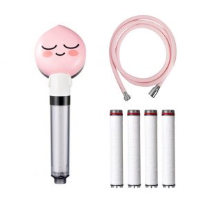 D-CLEAN Appeach Character Bath Multifilter Shower Set with Shower Hose + 4ea Replacement Filter