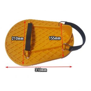 Plastering Cushion Sleeper, Shoes for Plastering Work,Concrete Cement Maltal Finishing Shoe, One Size Fits All, ABS Material for Preventing Slip and Marks on the finish, Korea