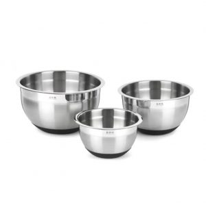 BRK Stainless Steel Mixing Bowls, Set of 3