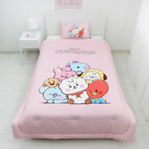 BT21 Bedding Set Microfiber Quilt + Pillow Case