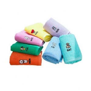 Cotton Towel BT21 7DAY Face Towel Set