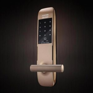 Gateman Wide Digital Door Lock Gold Color WG-201 +  Card Key 4pcs