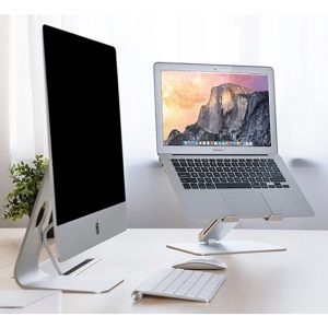 Height Adjustable Laptop Stand Premium Aluminum AP-8  Pedestal For MAC Book