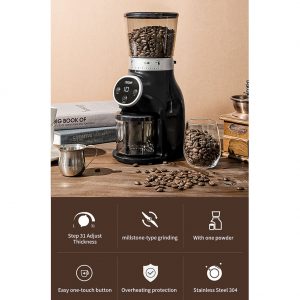 [LEQUIP] Automatic Coffee Grinder LCG-C2001BK  220v