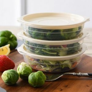 BPA Free Microwave Container Gray 450ml Set,8 Packs