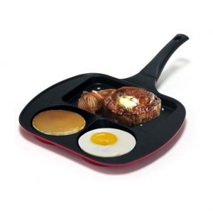 Korean Rectangular Multi-Egg Pan 3-Column Frying Pan