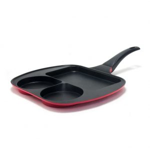 Korean Rectangular Multi-Egg Pan 3-Column Frying Pan