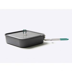 Rectangular Ramen Pan Plus Multiuse Cook Ware For 2 People For Outdoor Camping