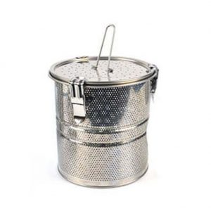 Stainless Anchovy Container ,Meat broth Kelp Infuser Filter Mesh 6.5″x6.8″( 16.7 x 17.5cm)