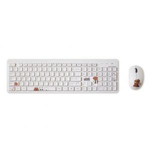 [WE BARE BEARS] Wireless Keyboard & Mouse Set, Korean English