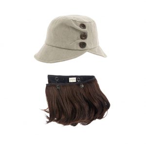 Womens Chemo Cancer Daily Hat  Wig  with Hair Extensions Synthetic Wave Wig Hat Made In Korea
