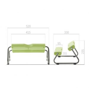 DUOBACK Ezfoot Mobile 2 Stage Footrest