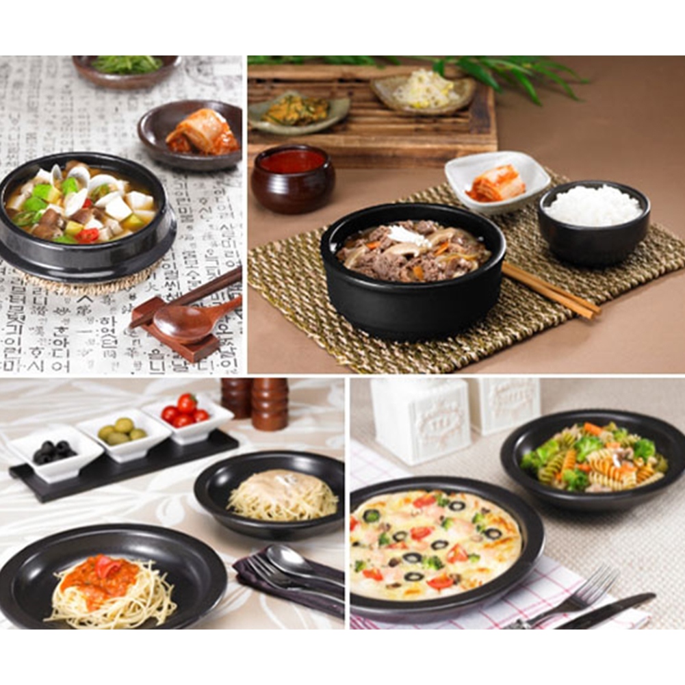 Tackaon Navy Ttukbaegi (Korean Clay pot) with Steamer Set