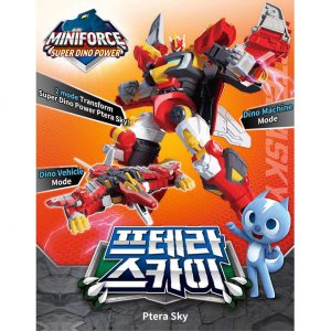 [MINIFORCE] Super Dino Power PTERA SKY Transformer Vehicle Robot