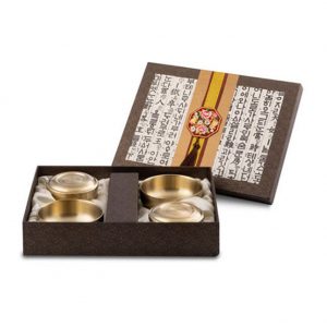Vacuum Insulated Double Wall Skin Titanium Good Fortune with Lid & Stew Soup Bowl for 2people.