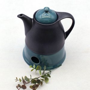 Korea Traditional Porcelain Ceramic Tea Kettle, Food Warmer Set