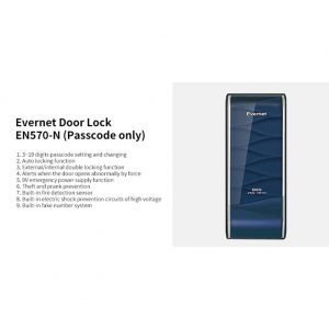 Evernet Digital Door Lock EN570-N Passcode only
