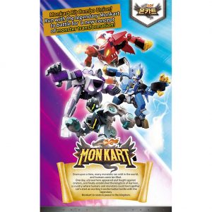 MONKART G454 Bitroid Transformer Robot Mini Cars Card Play Kids Toy