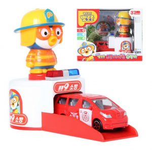 Pororo Siren Shooting Catapult Toy Car, Kids Children Toys from Iconix Korea , Vehicle Collection