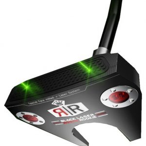 ROOKIE ROOKIE Double Line Black Laser Putter Laser Guide Putting Trainer,Spider Mallet Putter Type,Battery Type with English Manual