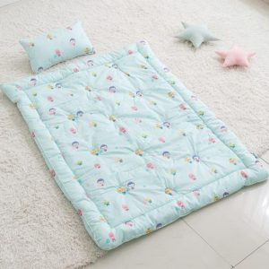 SIEUNDECO Pororo Tree 60’s Cotton Child Detachable Bedding Comforter Set (Quilt + Pillow Cover) Bedclothes Quilt Pororo TV Animation Cartoon Character