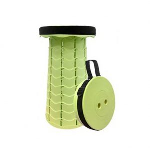 Height-adjustable portable folding chair bellows camping chair accordion camping stool