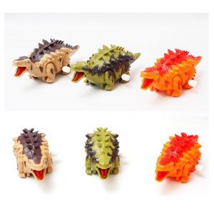 [Dino World] Zeus Dino World Stegosaurus Clockwork Dinosaur Toys,Assorted Color