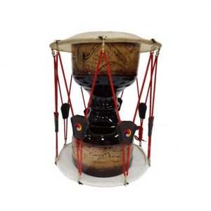 Horse Skin Melodic Janggu, Korea Traditional Drum, Janggo, Changgo, Seyogo Slim Waist Drum for Samul nori (사물놀이) Traditional Korea Music