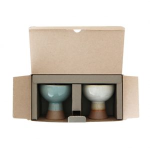 Porcelain Soju Glass Set 2P Sauce Ball, Desert Ball, Sound Soju Glass Teaware Drinking Glass Housewarming Holiday Gift