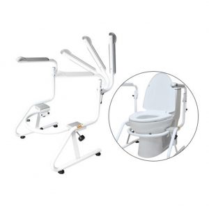 Toilet Adjustable Hand Bar Rail Handicap Grab Bar For Bathroom Toilet Seat For Elderly Made In Korea