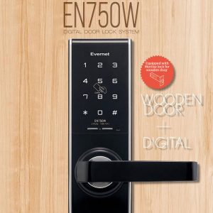 Evernet Digital Door Lock EN750W Wooden door