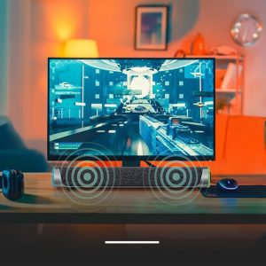 [HANSUNG] SIROCO RGB LED Rainbow Sound bar Gaming Speaker