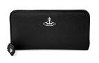 Vivienne Westwood Long Wallet (Round Fastener) Vivienne Westwood 51050023 31839 N401 Wallet Derby DERBY CLASSIC ZIP ROUND Ladies BLACK (Black) Black Black